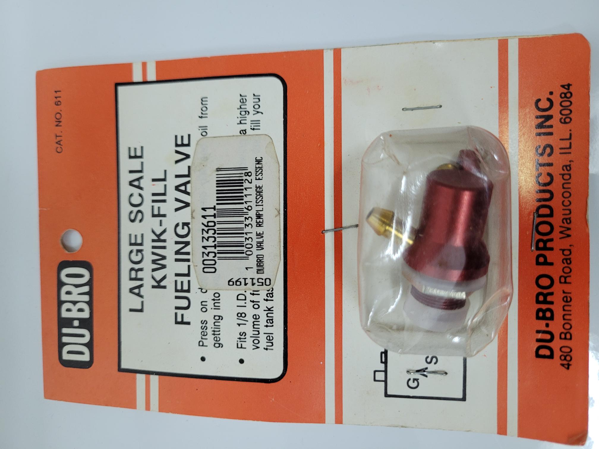 VALVE DE REMPLISSAGE DUBRO